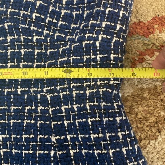 Blue Tweed Dress - Picture 4 of 11